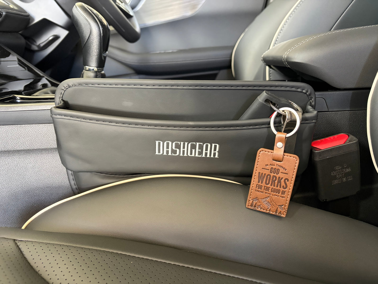 Premium PU Leather Car Seat Gap Organizer