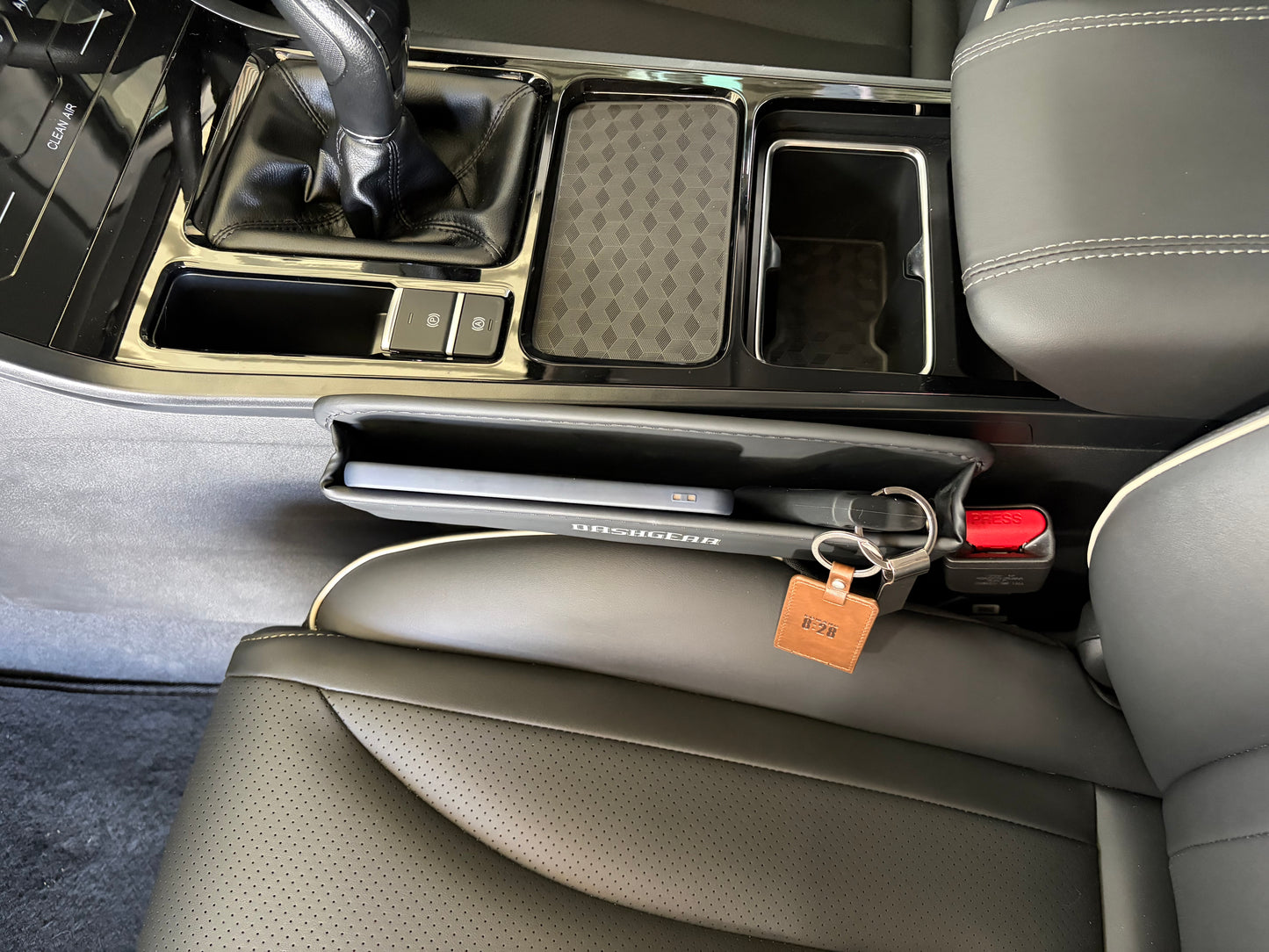 Premium PU Leather Car Seat Gap Organizer