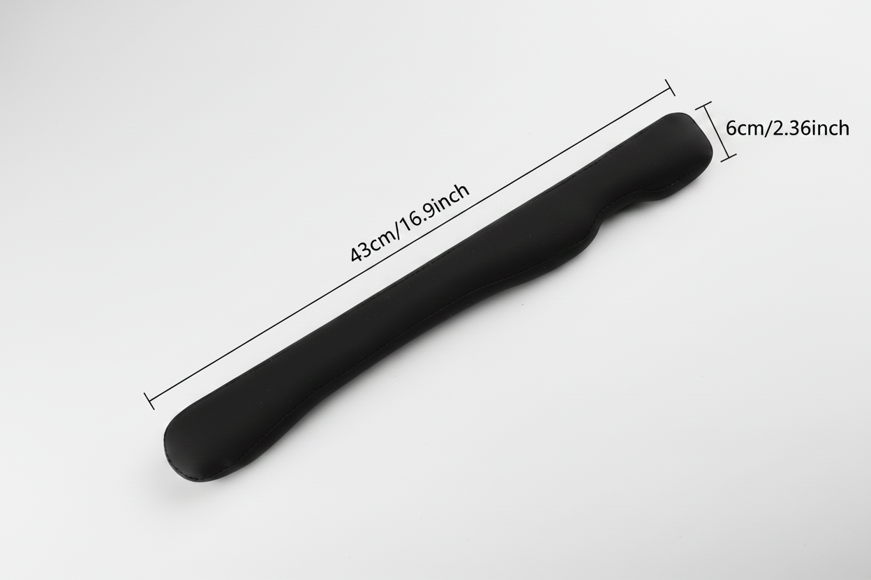 Black Gap Filler Strip with Dimensions
